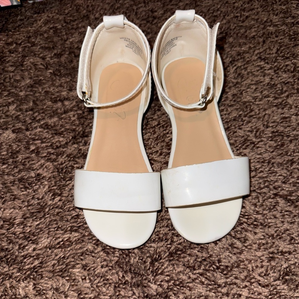 Elegant White Women's Sandals
